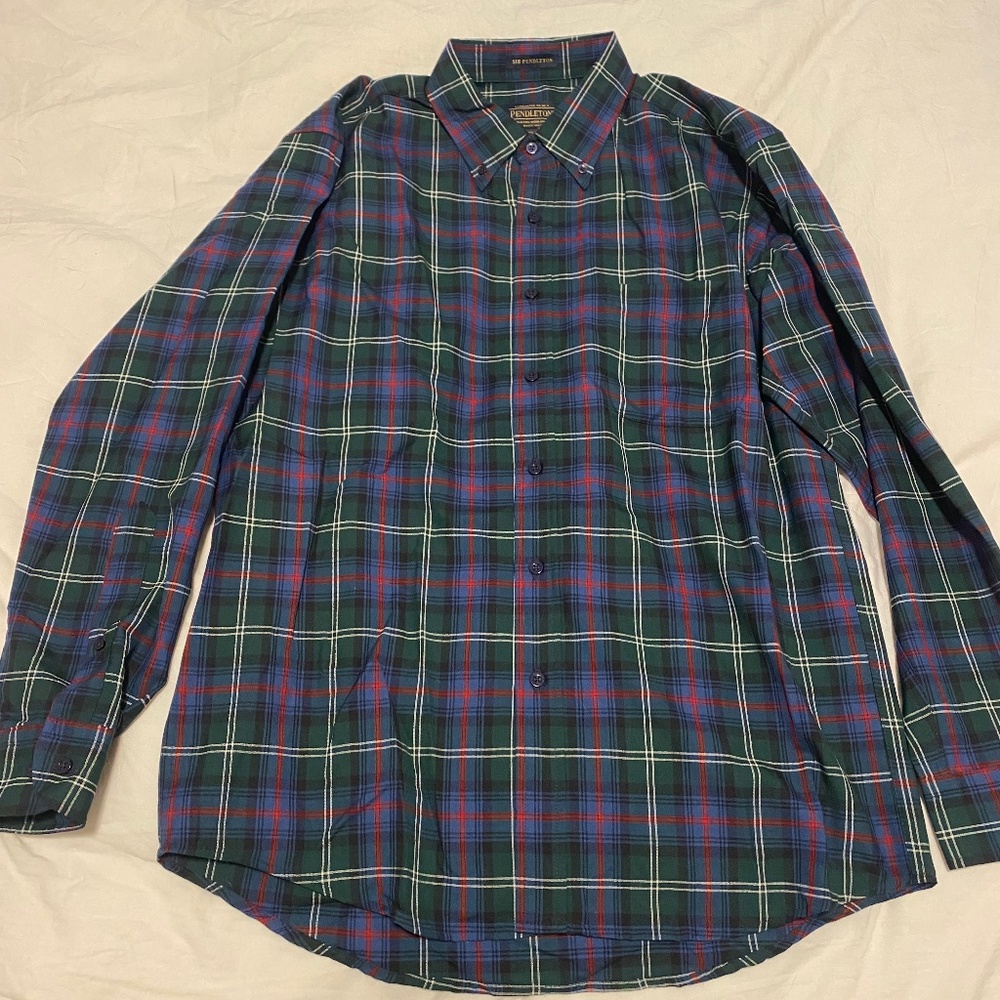 Pendleton Lightweight Merino Wool Dress Shirt